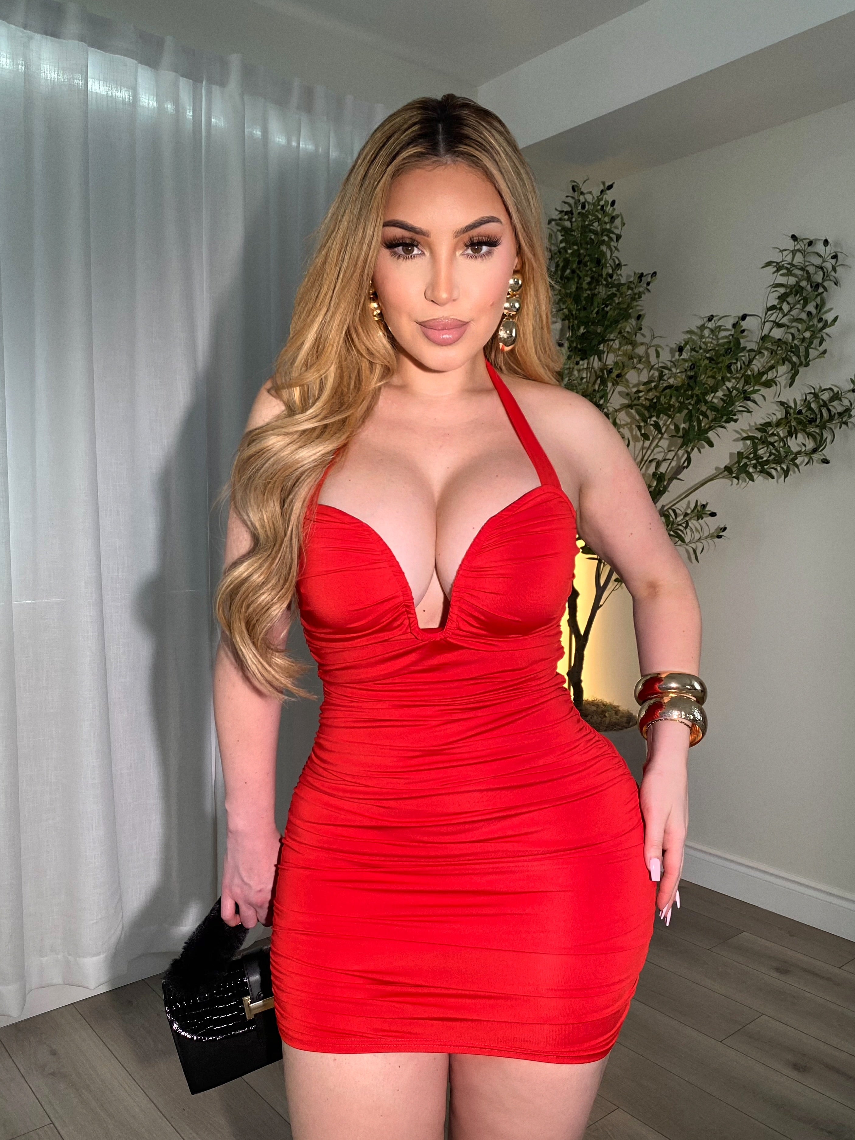 Vestido De Noche Rojo