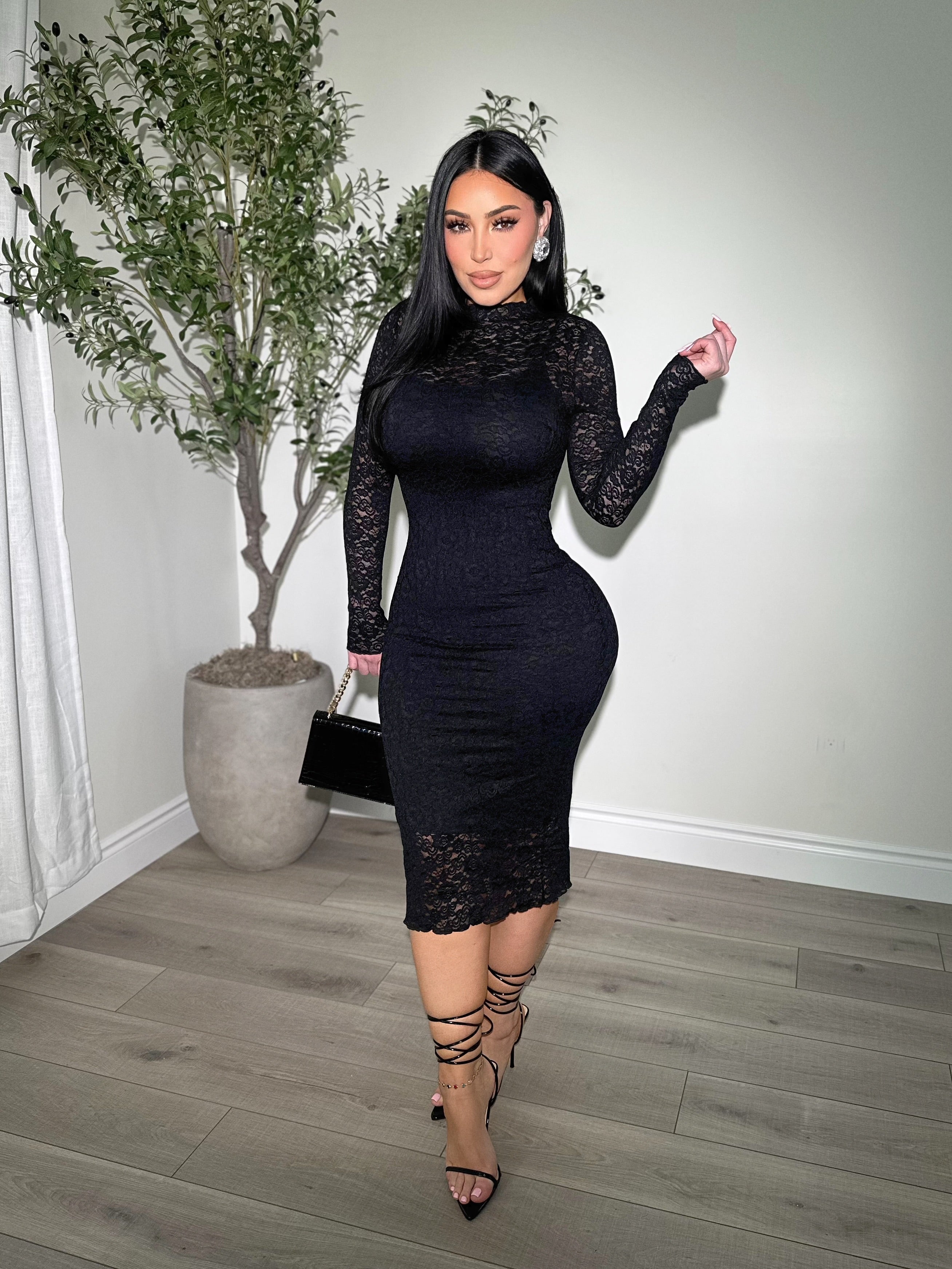 Vestido Negro Sensual